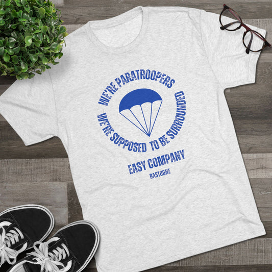 We're Surrounded - Heather White Tee